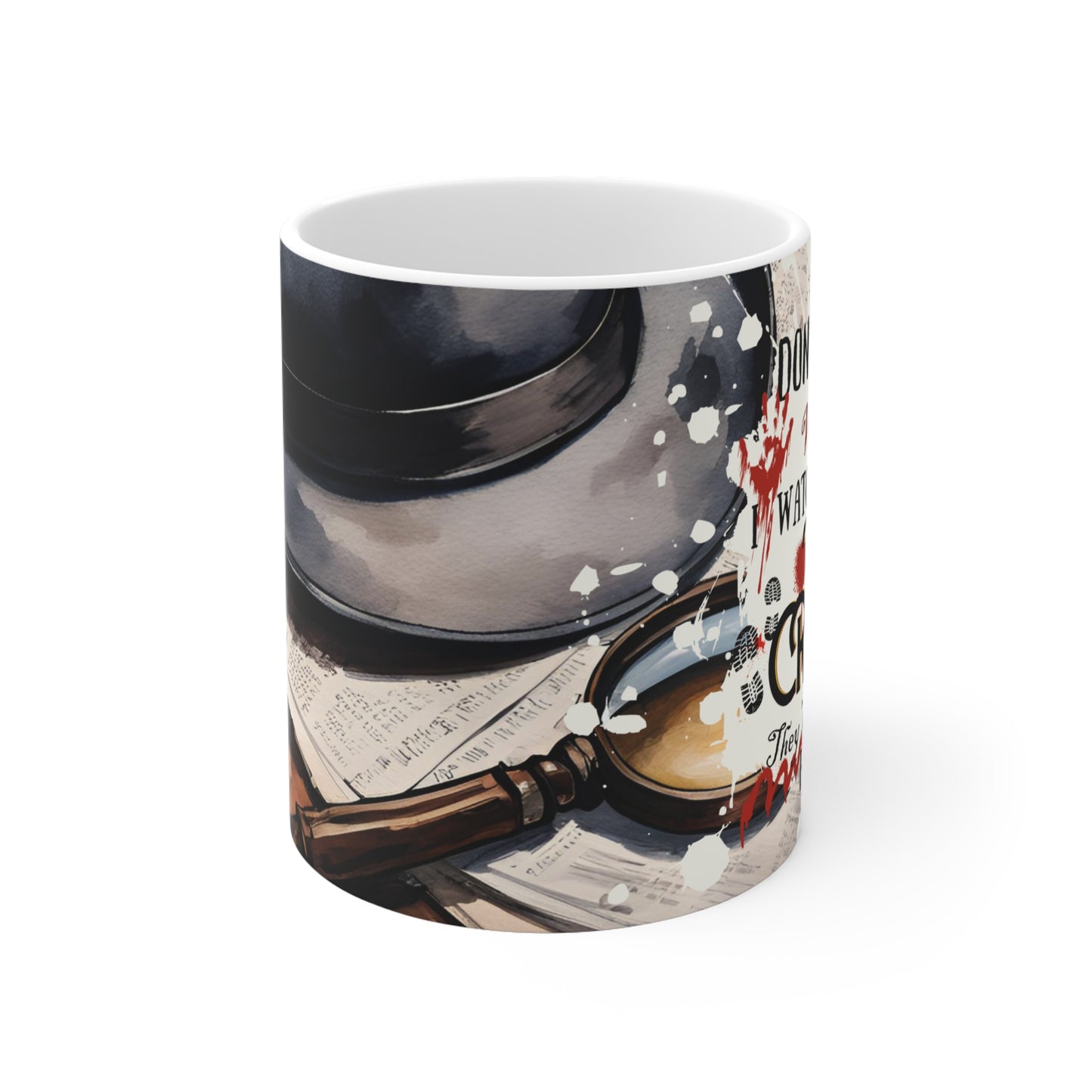 Tasse Kaffeebecher Crime - Keramiktasse 325ml