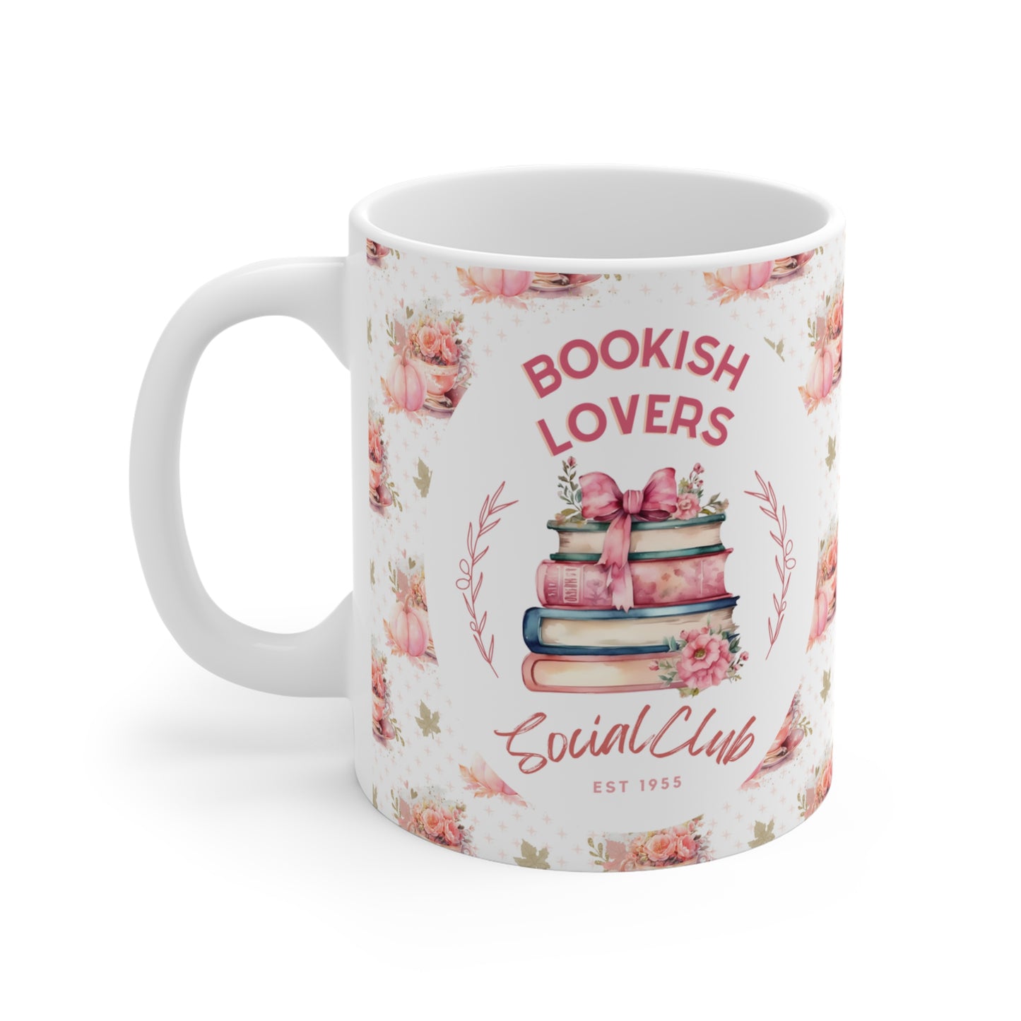 Tasse Kaffeetasse 325ml - Bookish Lovers Social Club - Keramiktasse