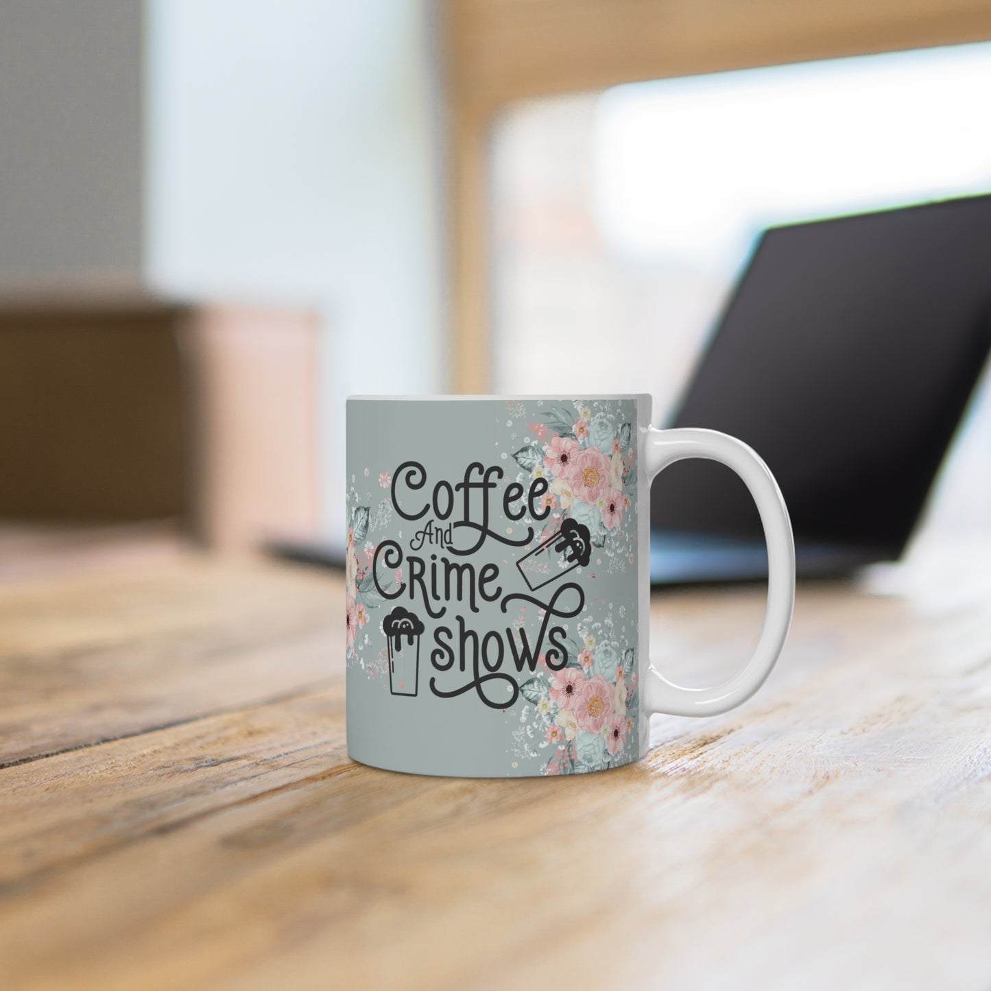 Tasse Kaffeebecher 325ml - Coffee and True Crime Shows