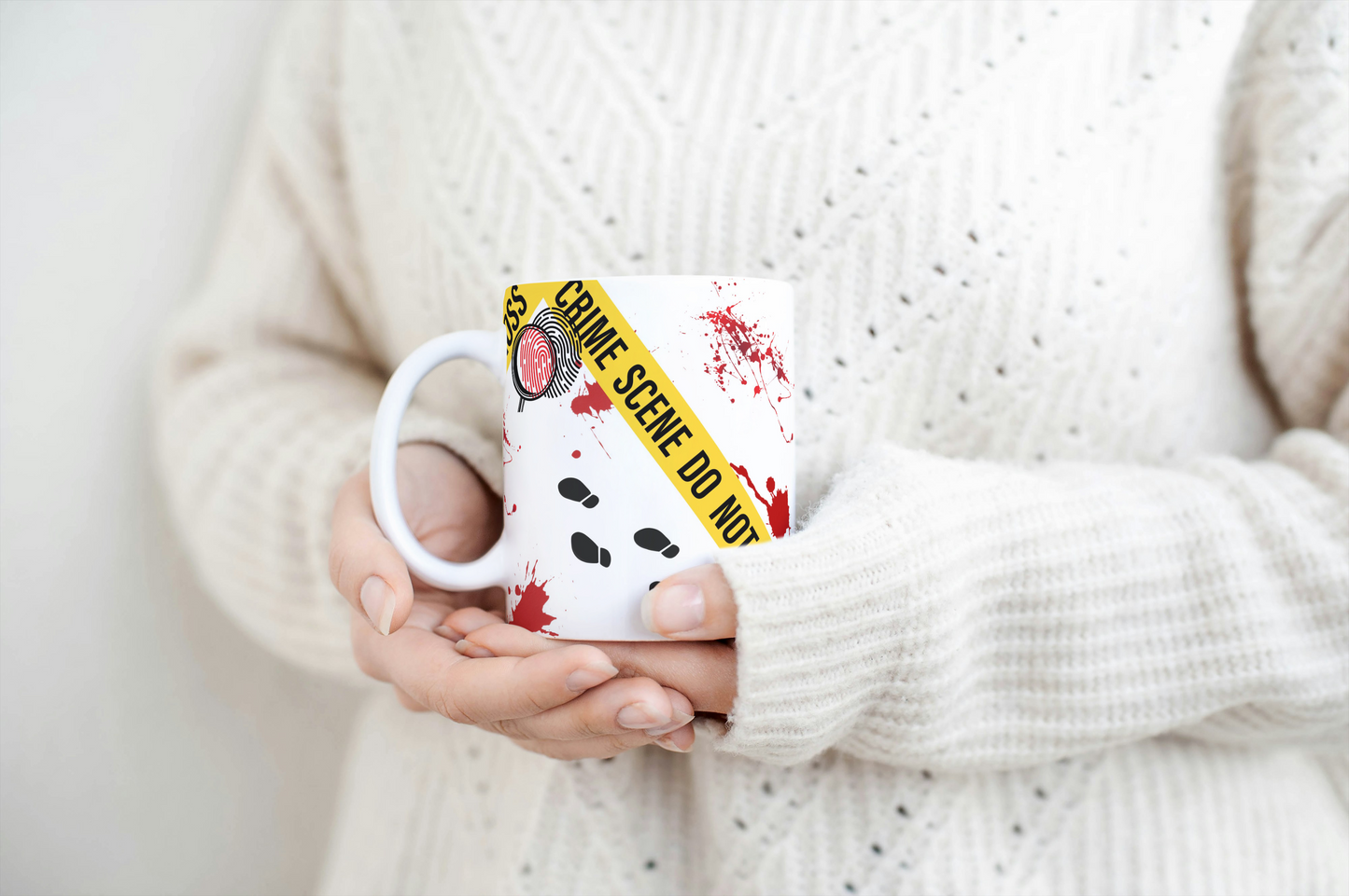 Tasse Kaffeebecher Keramik 325ml - Crime Scene