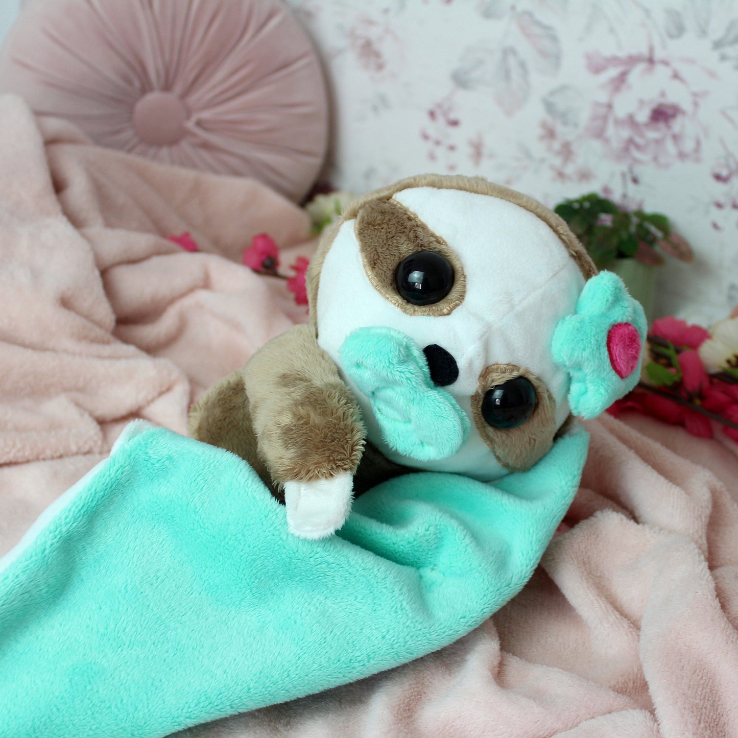 Kuscheltier Faultier - Freddie das Baby Faultier - personalisierbar