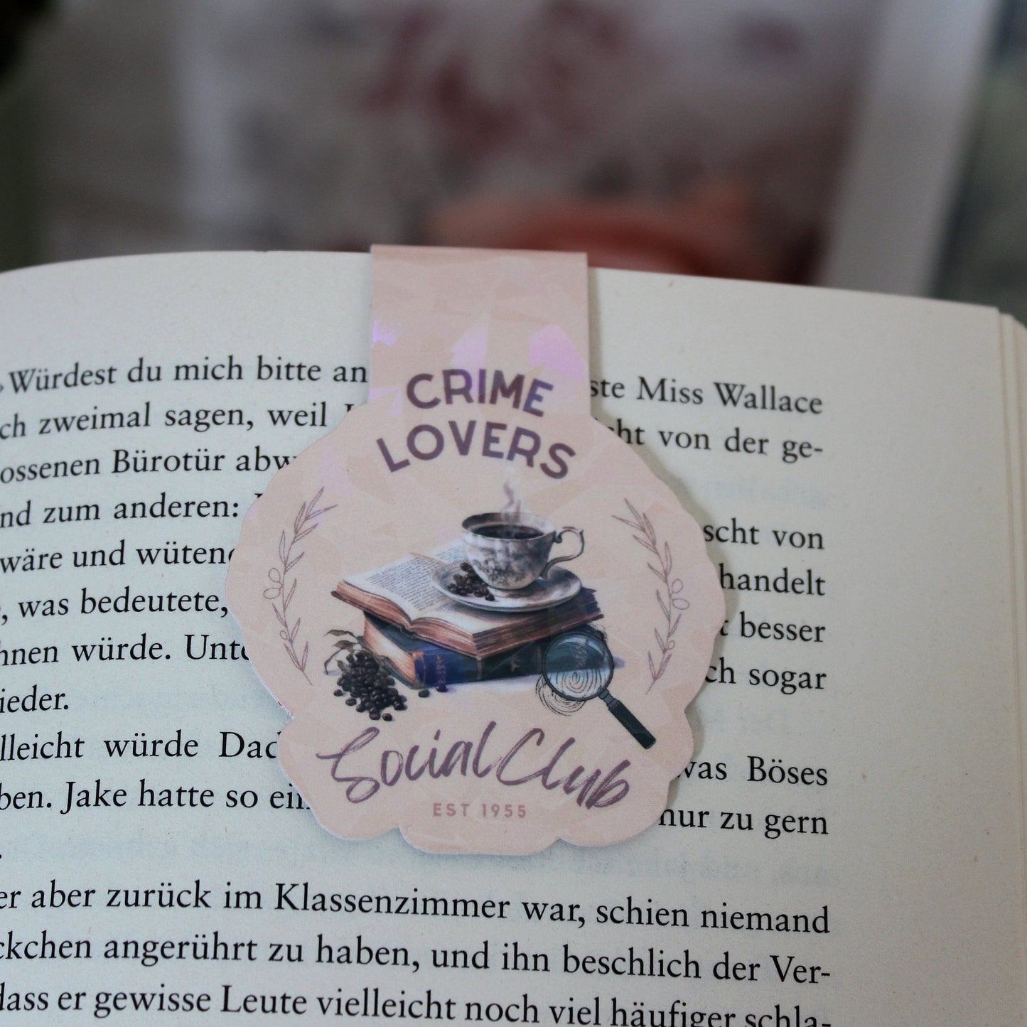 Magnetisches Lesezeichen -Crime lovers Social Club-