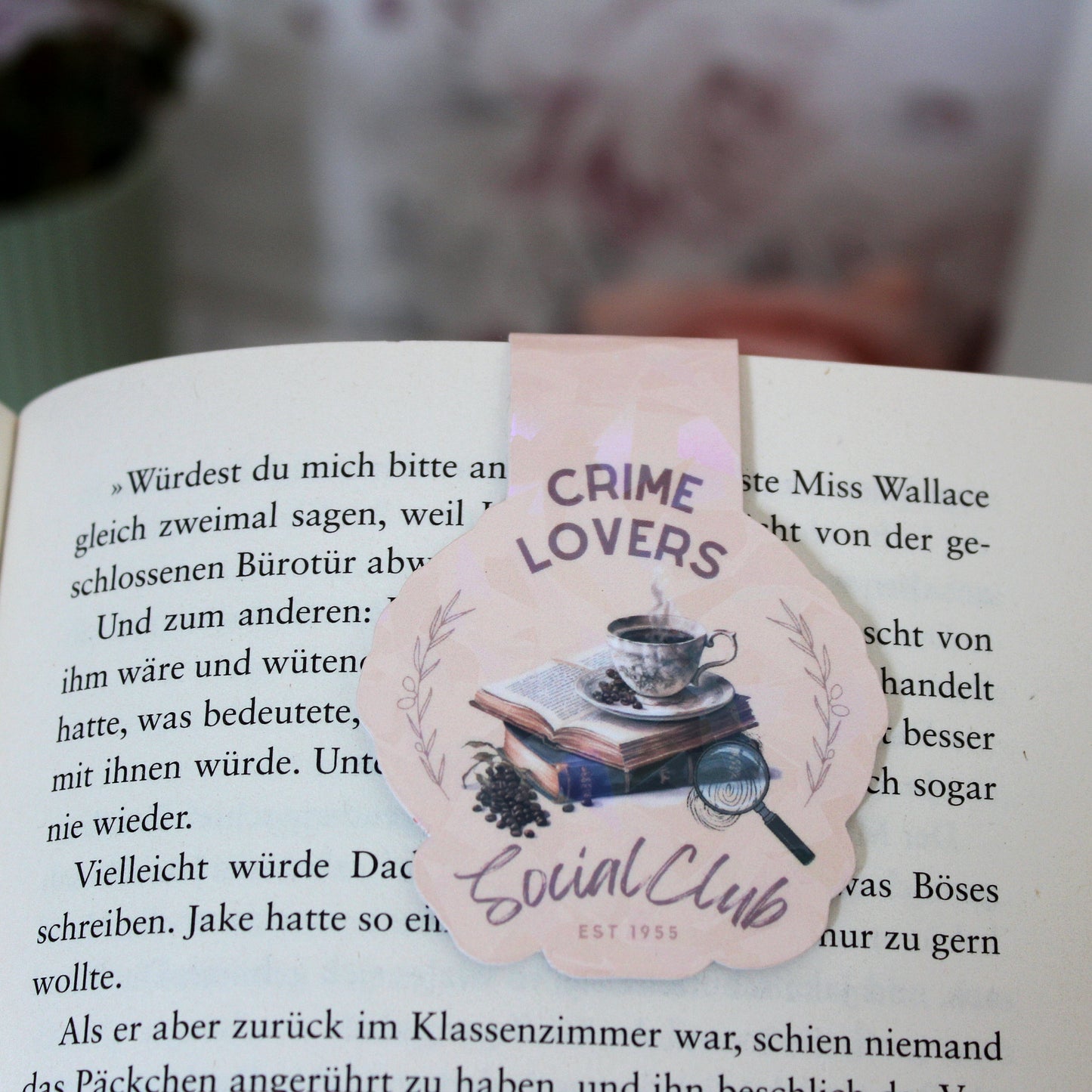 Magnetisches Lesezeichen -Crime lovers Social Club-