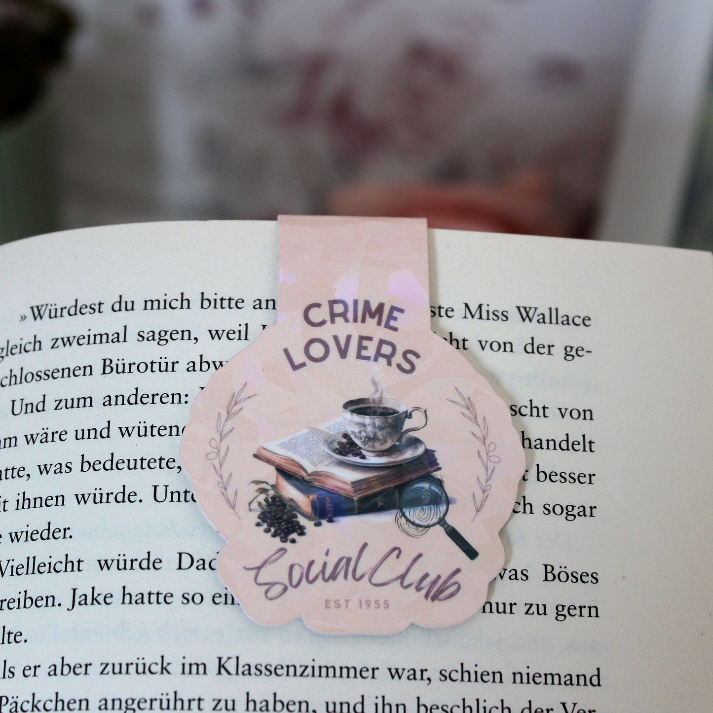 Magnetisches Lesezeichen -Crime lovers Social Club-