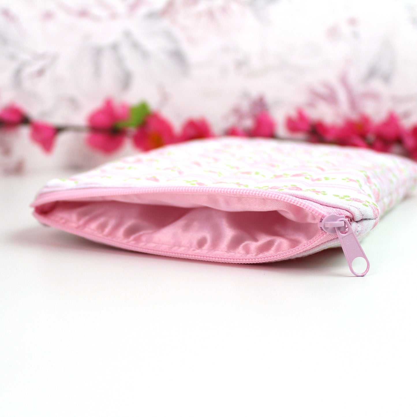 E-Reader Hülle - Rosen rosa-weiß - passend für Kindle, Tolino, Kobo
