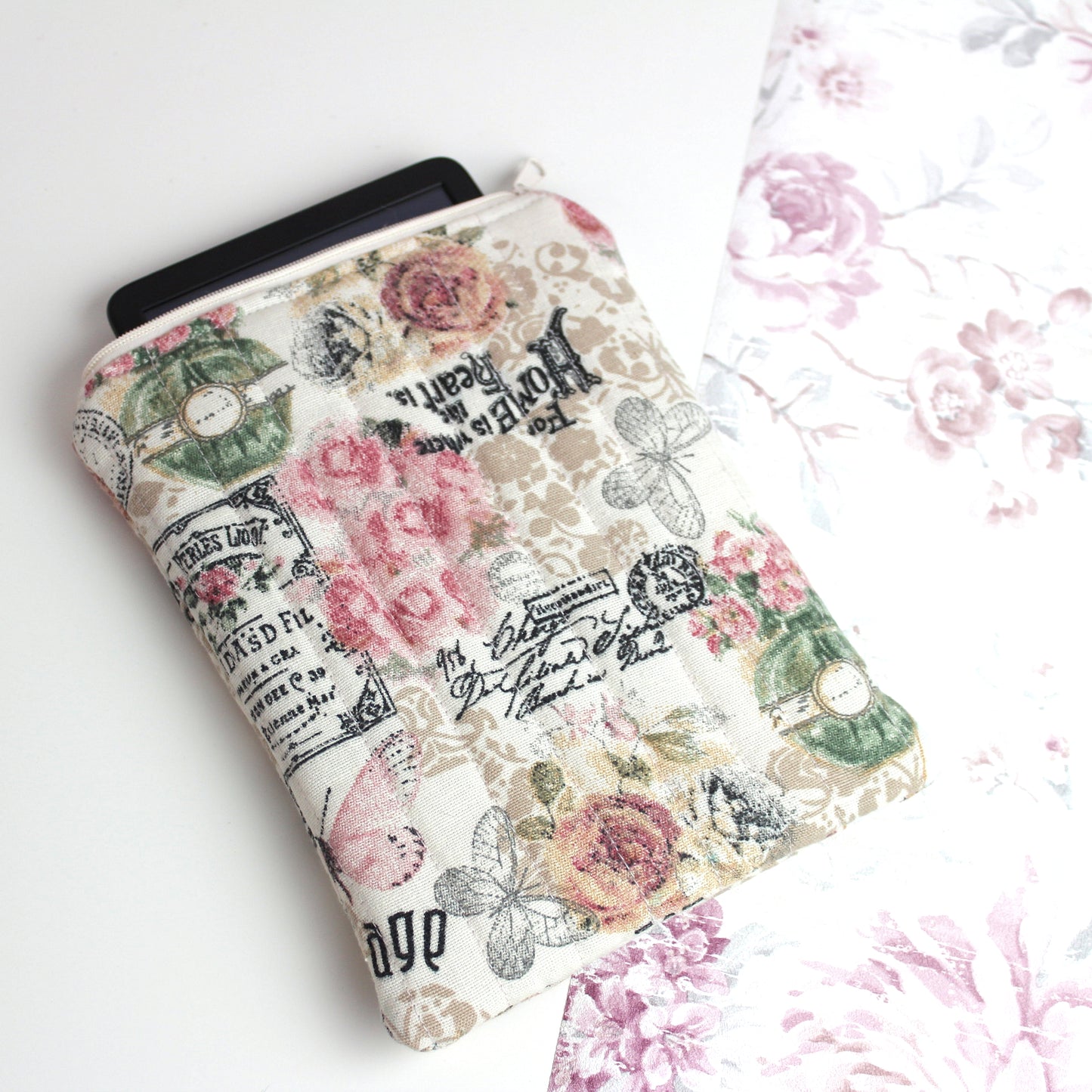 E-Reader Hülle - romantisches vintage Design - passend für Kindle, Tolino, Kobo