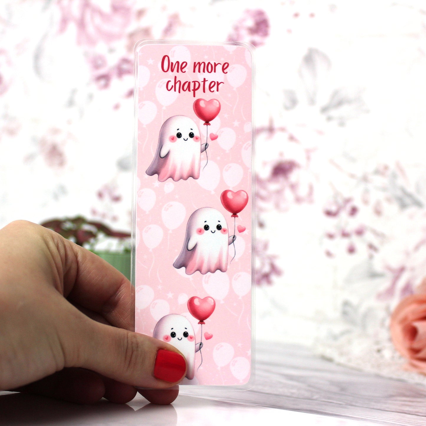 Lesezeichen Set love & roses - 5 Stück - 50 x 150 mm - laminiert