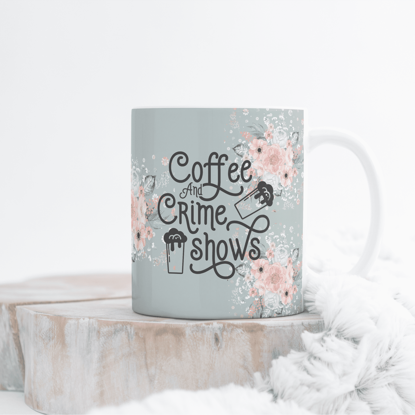 Tasse Kaffeebecher 325ml - Coffee and True Crime Shows