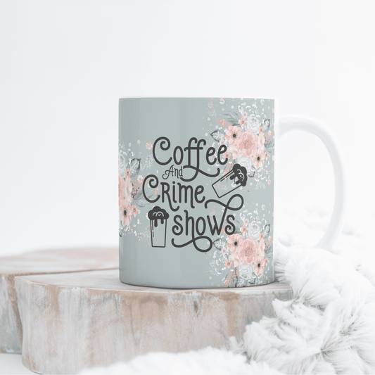 Tasse Kaffeebecher 325ml - Coffee and True Crime Shows