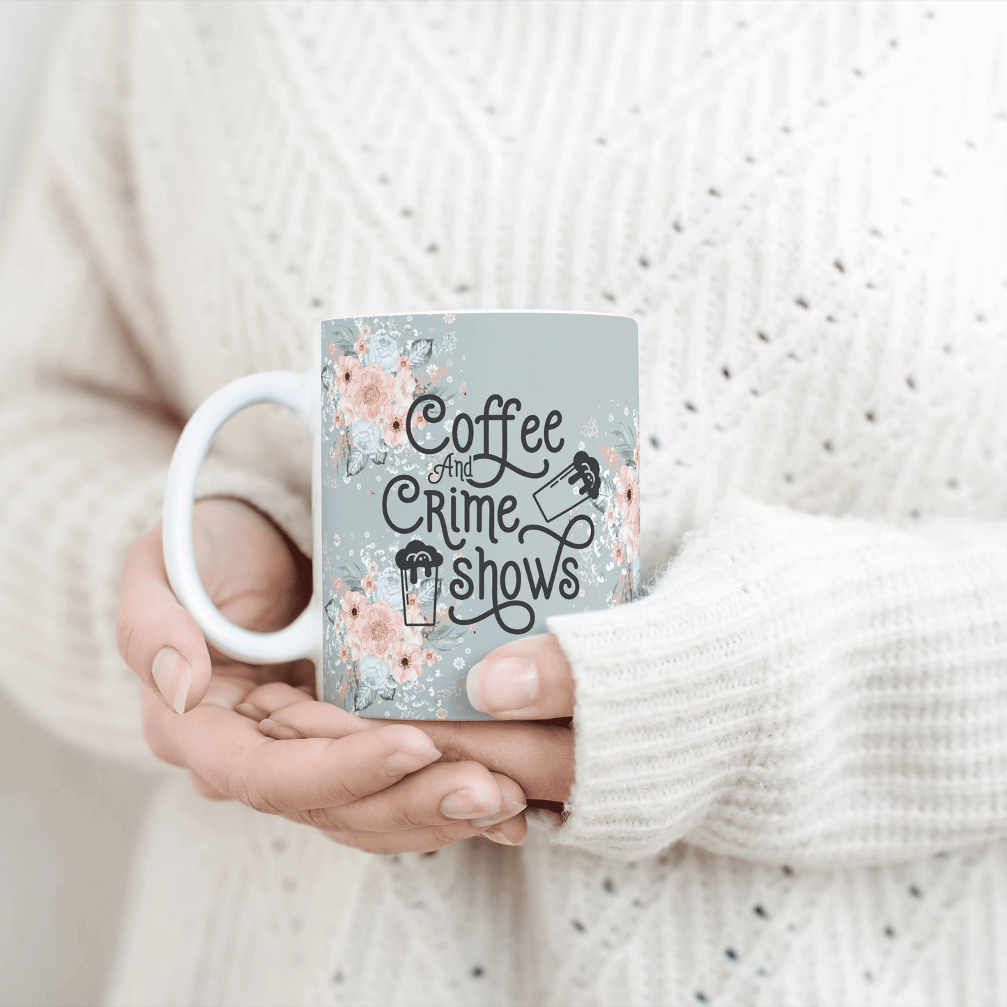 Tasse Kaffeebecher 325ml - Coffee and True Crime Shows