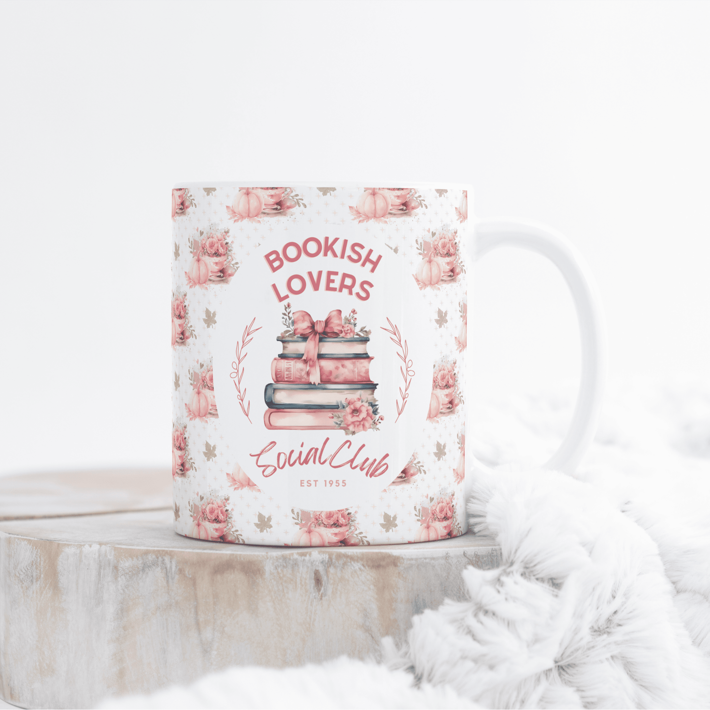 Tasse Kaffeetasse 325ml - Bookish Lovers Social Club - Keramiktasse