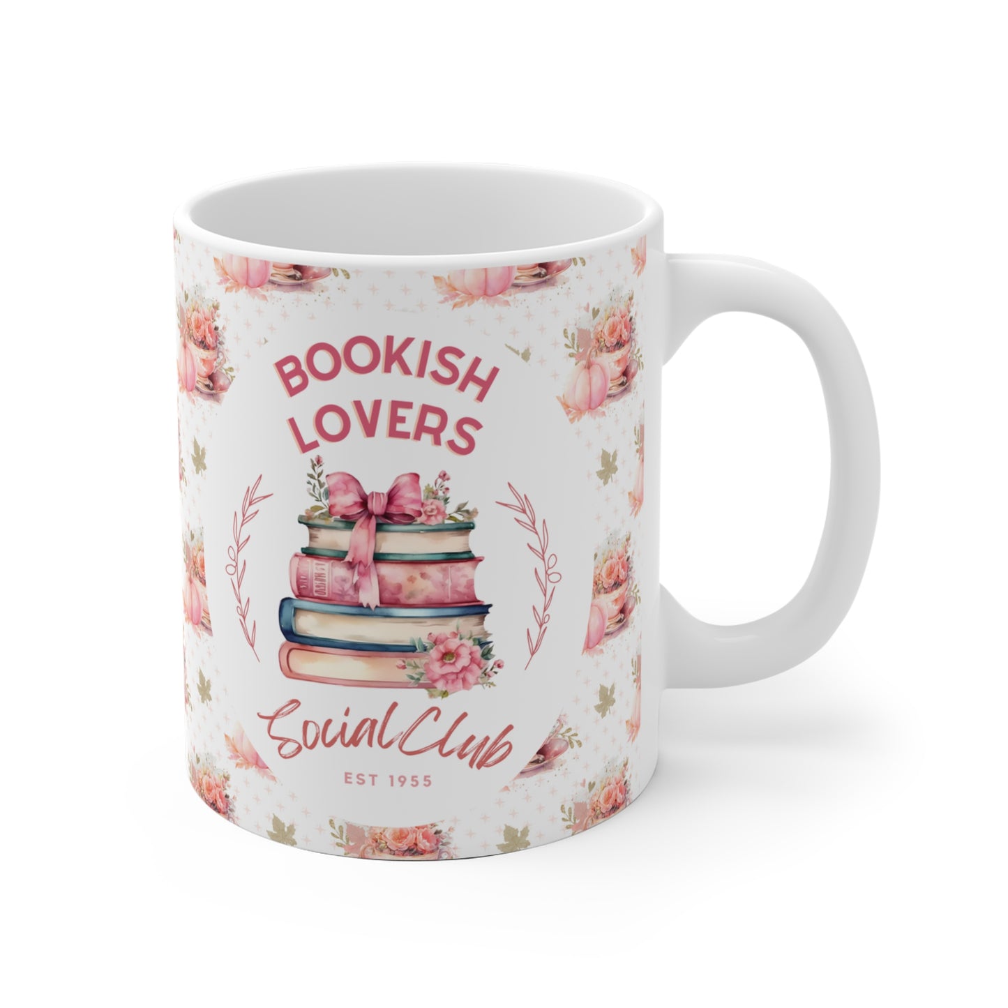 Tasse Bookish Lovers Social Club - Kürbis Design