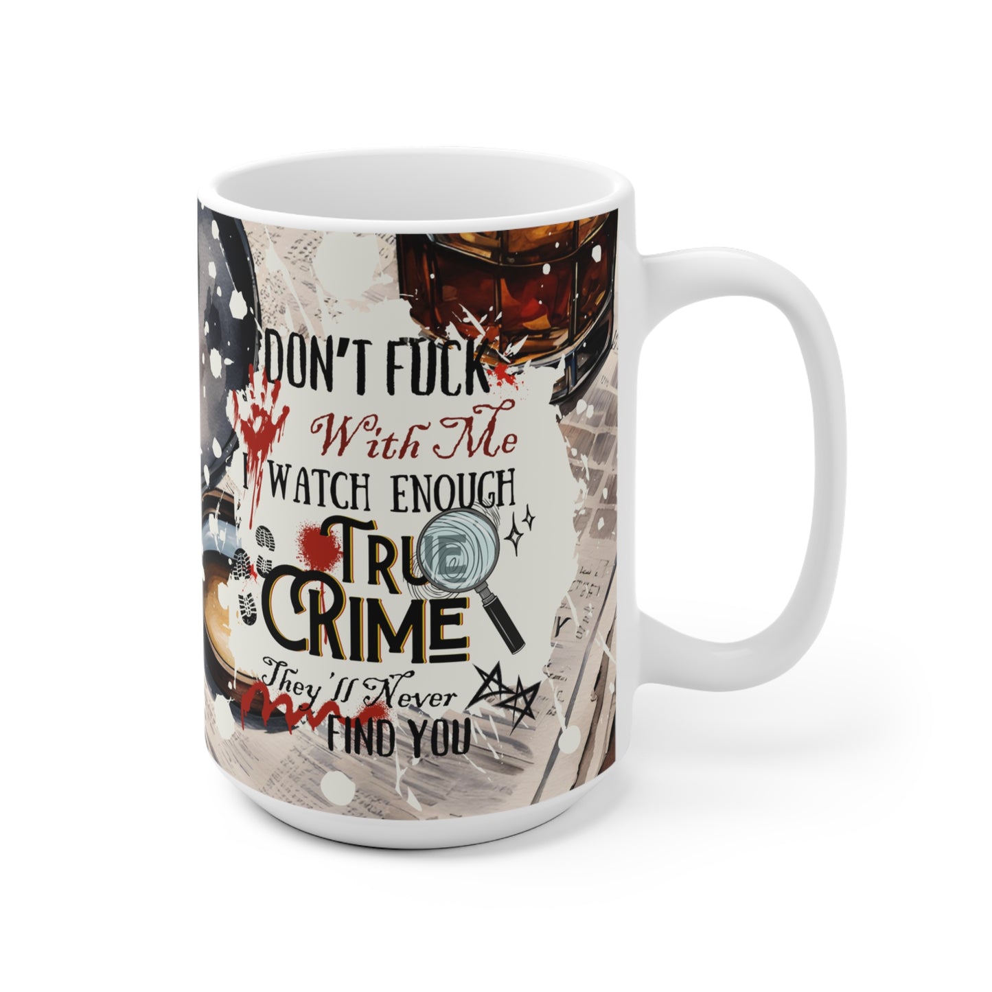 Kaffeetasse für Krimiliebhaber – Das perfekte Geschenk für Thriller-Fans