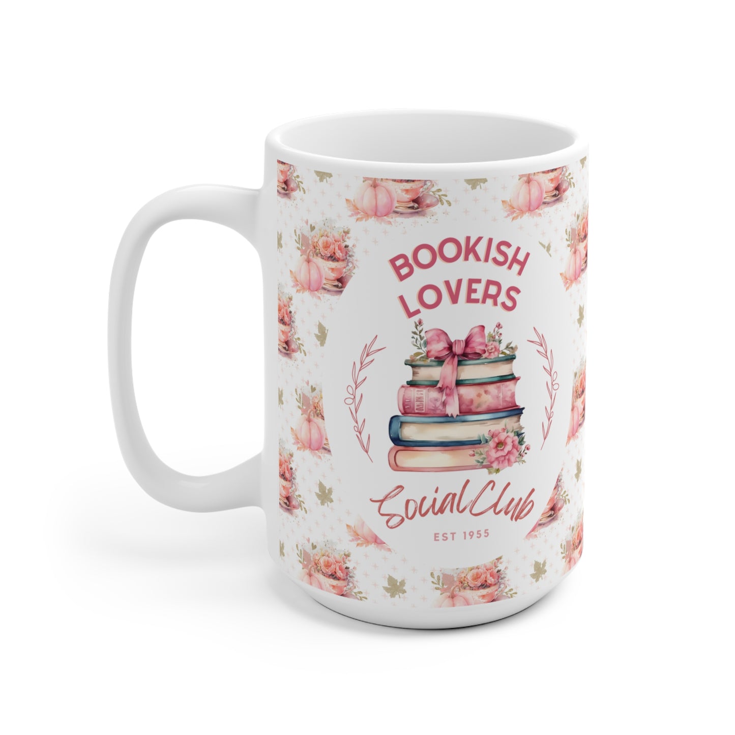 Tasse Bookish Lovers Social Club - Kürbis Design