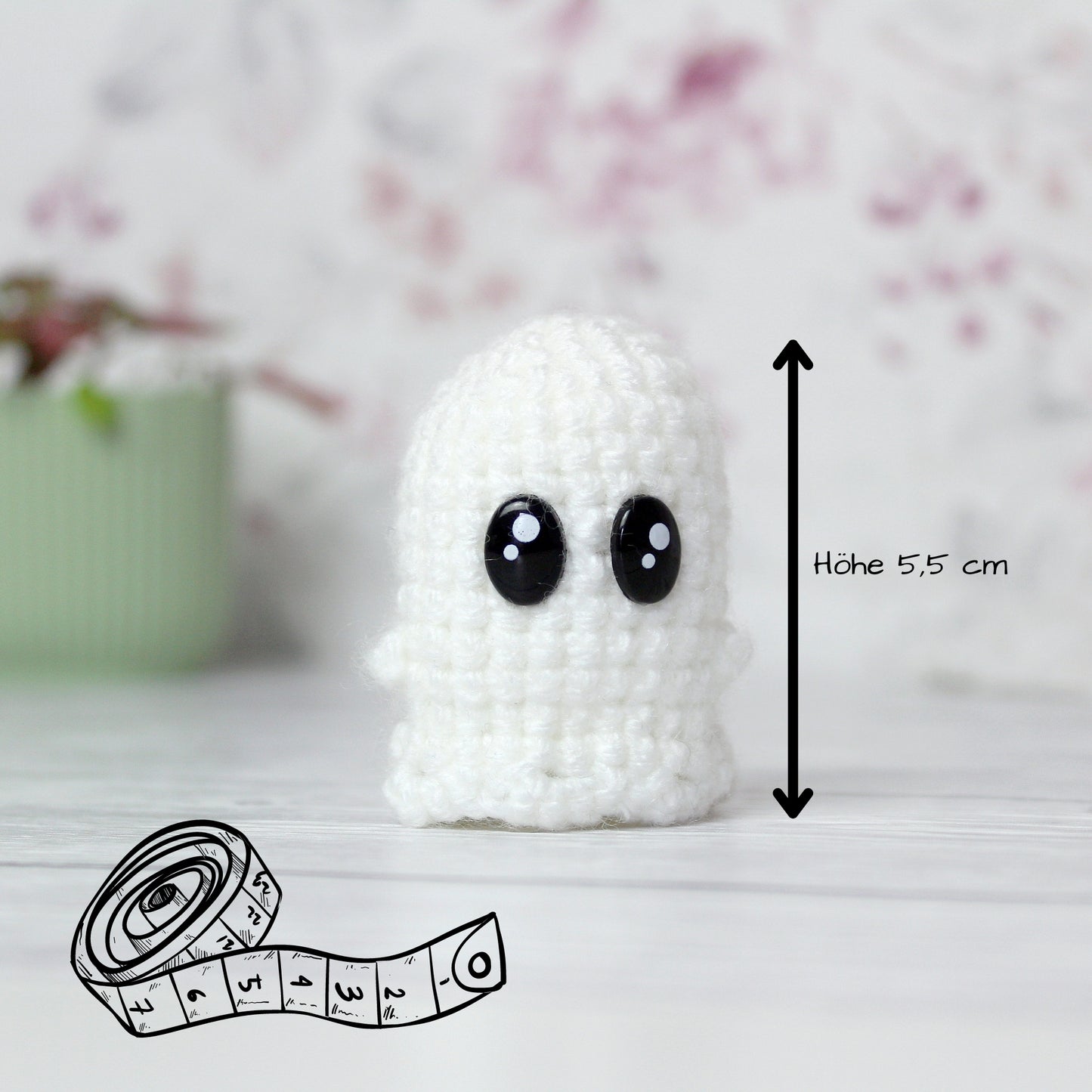 Amigurumi Geist weiß