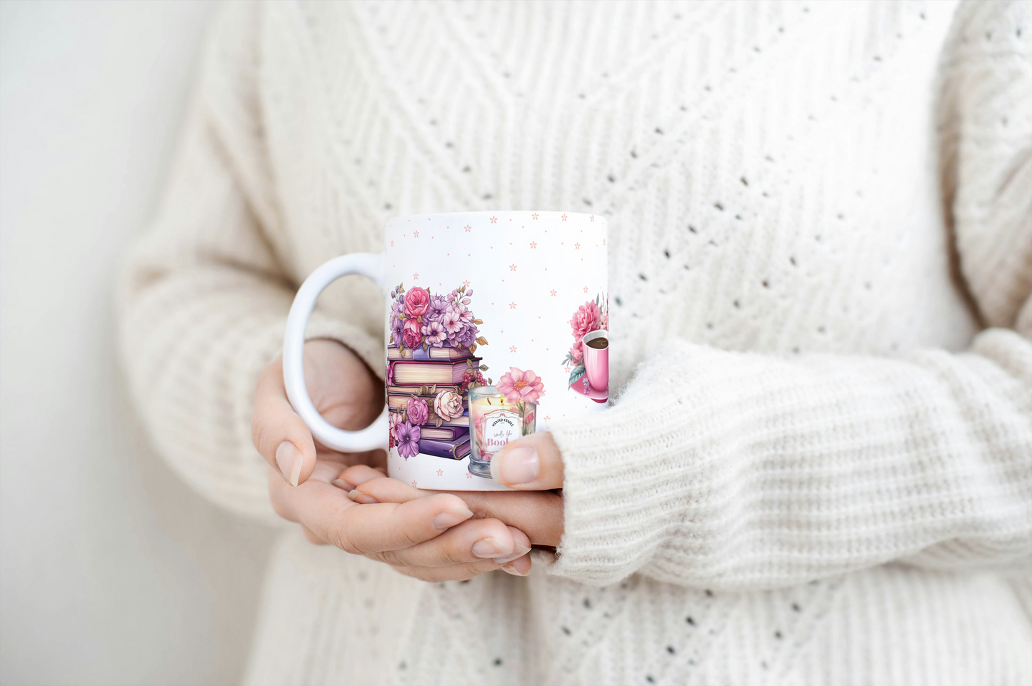 Romantische Kaffeetasse für Bücherwürmer – Perfekt für deine Auszeit