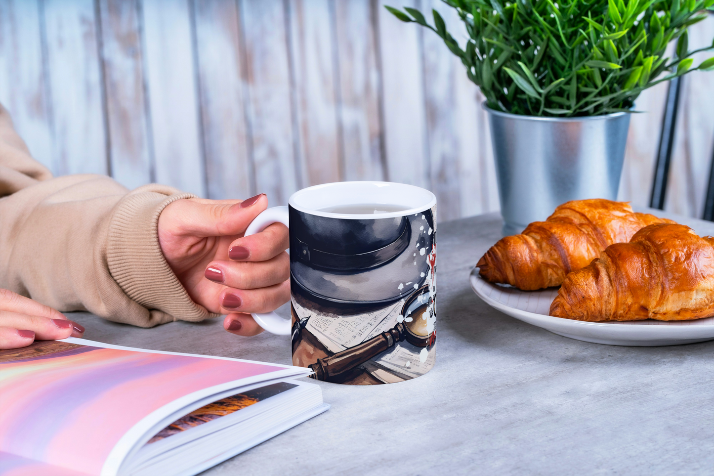 Kaffeetasse für Krimiliebhaber – Das perfekte Geschenk für Thriller-Fans